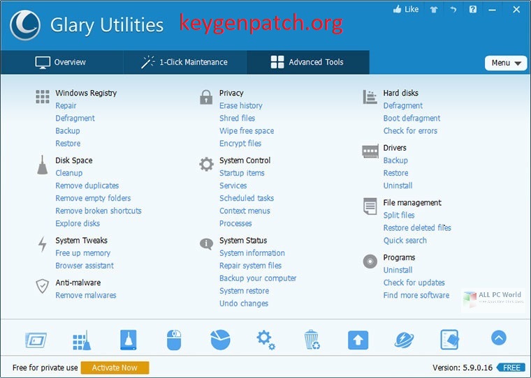 Glary Utilities Pro 5.198.0.227 Keygen Full Download 2023
