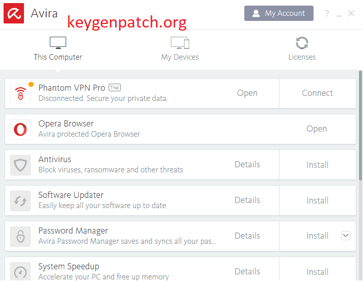 Avira Phantom VPN Pro 2.38.1.15219 Crack Keys Download 2023