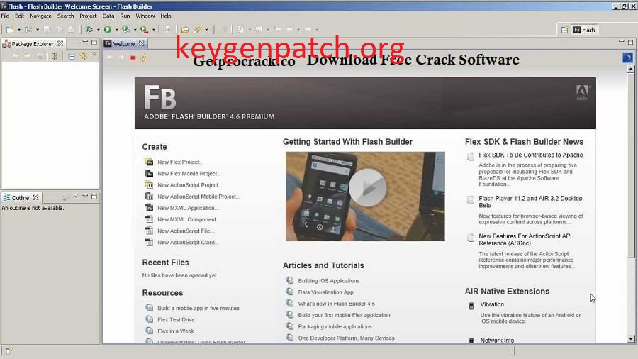 Adobe Flash Builder 4.7 Premium Crack & Serial Keys 2023