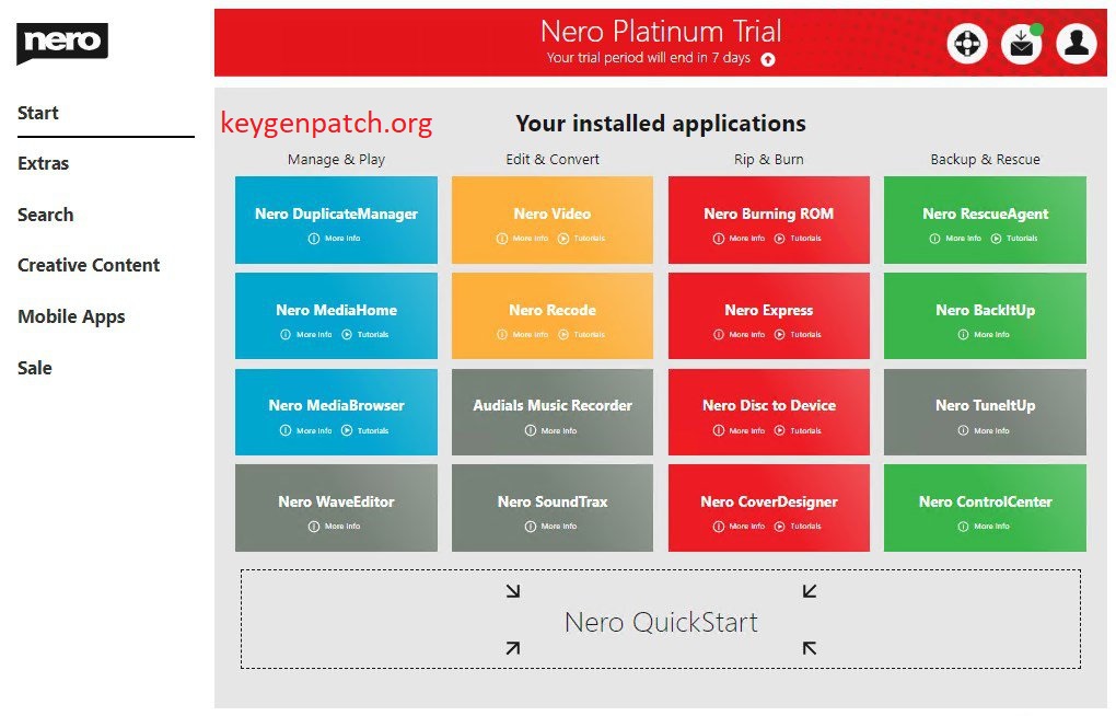Nero Platinum 25.5.13.0 Crack & Serial Keys Download 2023