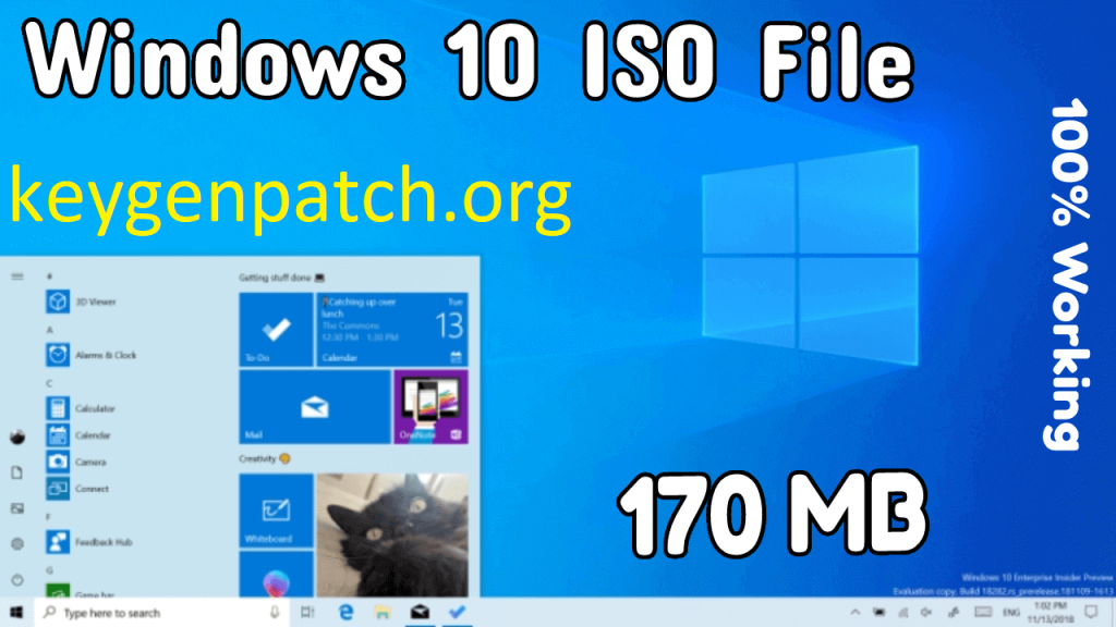 Windows 10 Pro Highly Compressed 18Mb 32Bit/64Bit & Keys